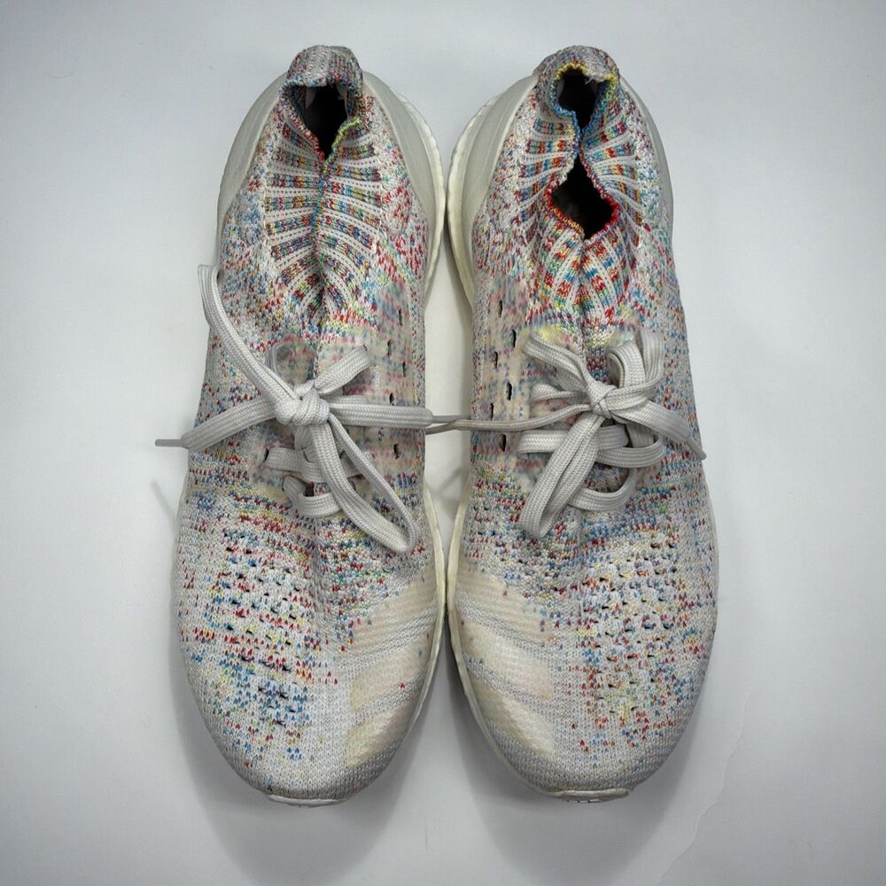 Size 10 - Adidas UltraBoost Uncaged White Multi-Color